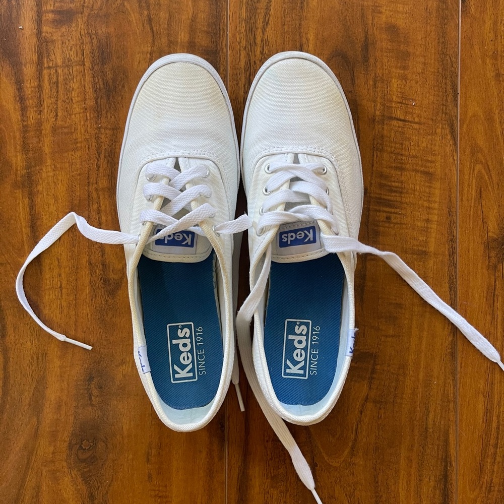 Ked’s Little White Shoes